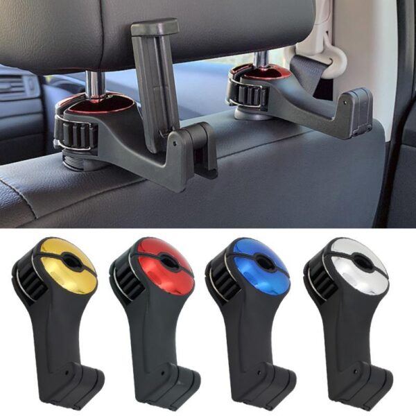 Car Headrest Hook Phone Car Holder Car Hanger For A4 B6 Seat Back Hanger Storage Hook Phone Holder Auto Fastener Clip - Image 7